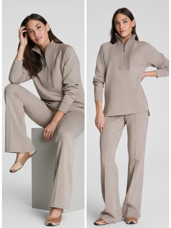 SPANX Pants - SPANX Brushed Airessentials Set in Birch Heather SZ S/SP